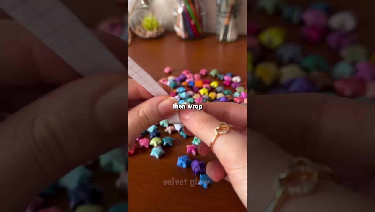 Viral Paper Star Tutorial 😍 Easy DIY Origami Stars!