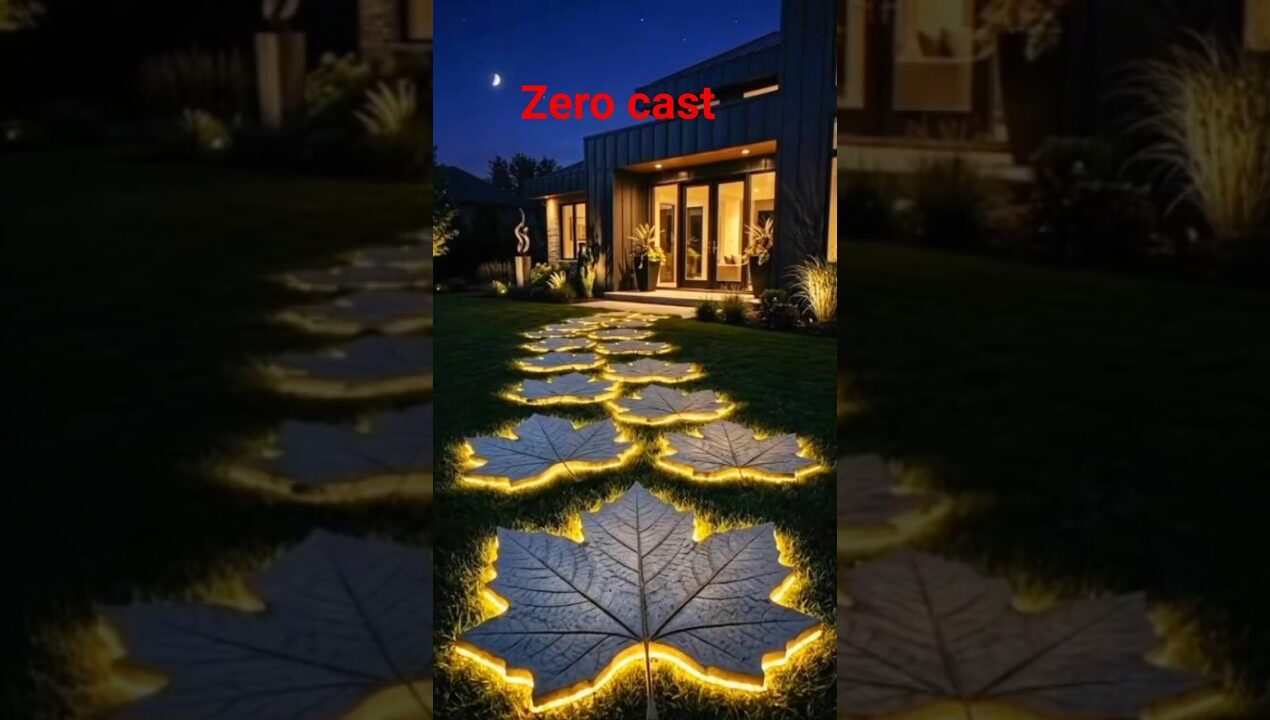 Transform your Garden with this Genius DIY Leaf Path! 🍃✨