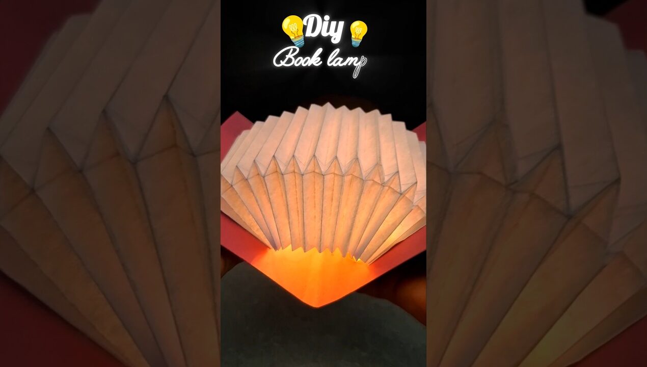 DIY Book Lamp 🩷💡 || #shorts #viral #lamp #youtubeshorts #craftideas #handmade