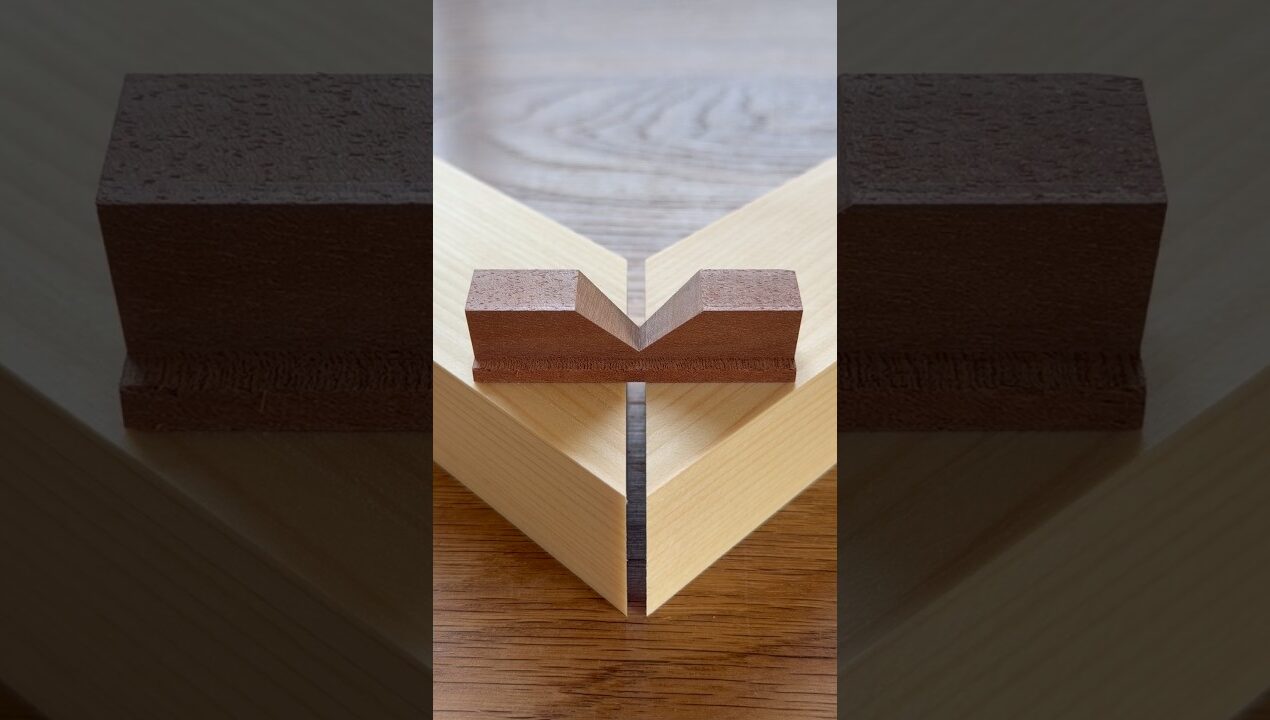 Satisfying Joint Trick #shorts #woodworking #diy