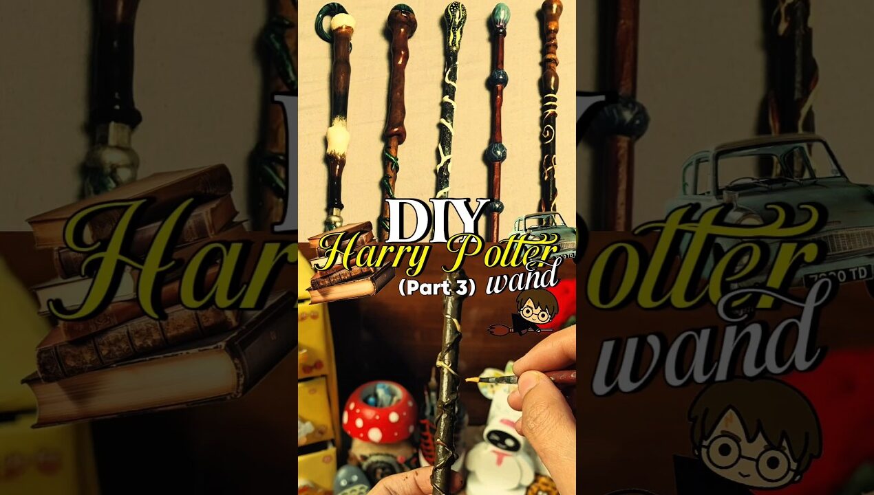DIY Harry Potter Wand ✨️🪄😍 #shortsfeed #shortsyoutube #shorts