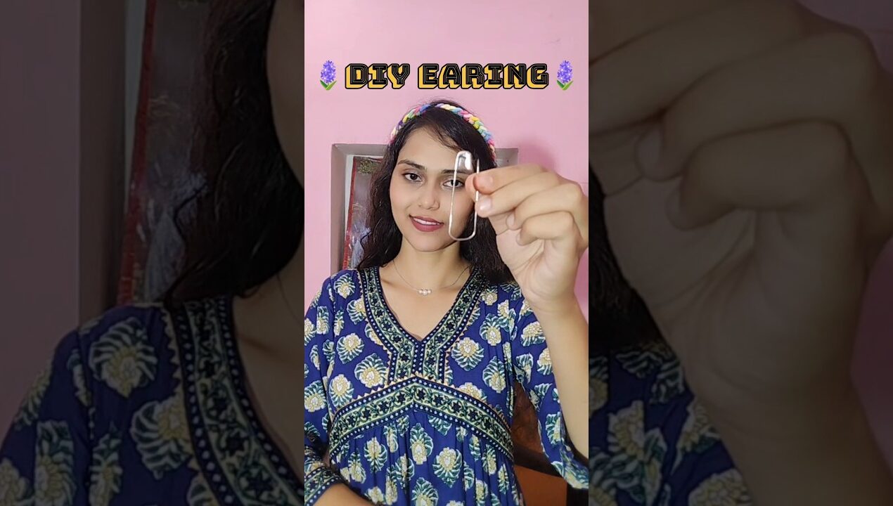 DIY EARING🪷 #viral #shorts #festival #trending #diy #earrings #ytshorts #shortvideo