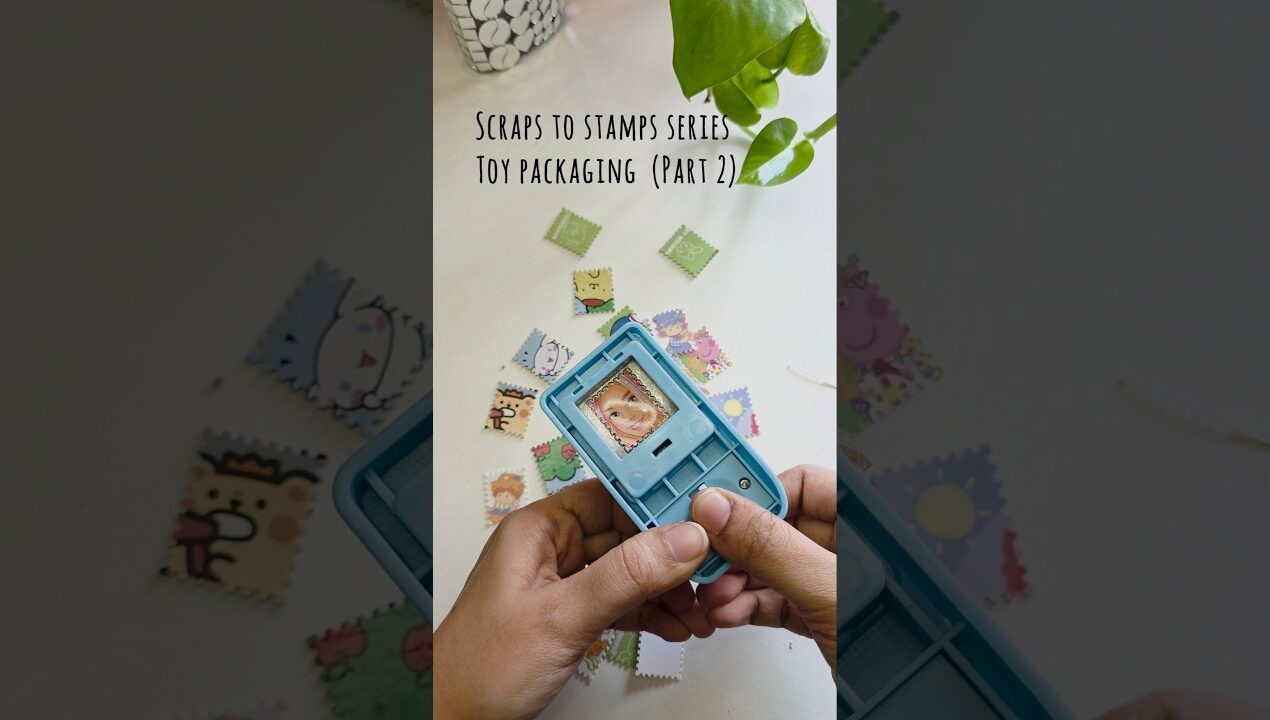 scraps to stamp series ✂️♥️part 2 #craft #diy #crafts #shorts #shortsfeed #trending #viral #create