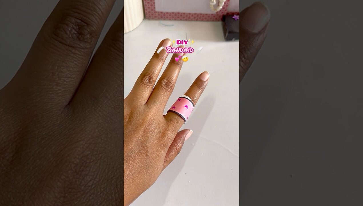 Cute Fake Bandage 🩹 idea ✨ #diy #craft #shorts #ytshorts