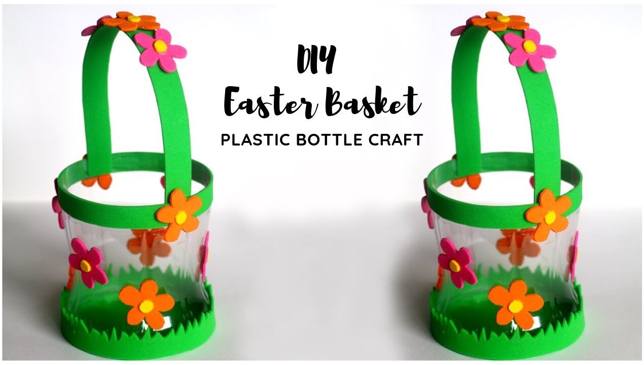 DIY Easter Basket | Plastic Bottle Craft Idea | EASY Basket Making at Home
