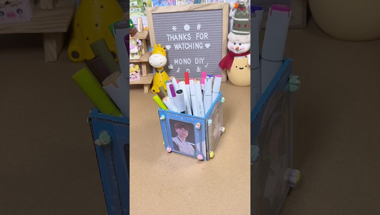 Hộp đựng bút | pen holder #diy #penholder