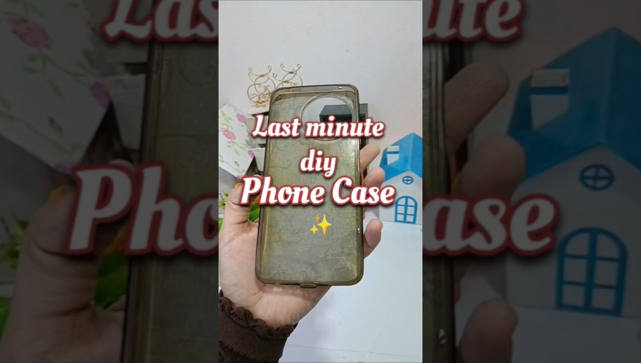 Diy old phone cover into new✨❤️😍|| tik tik done #shorts #diy #crafts #foryou