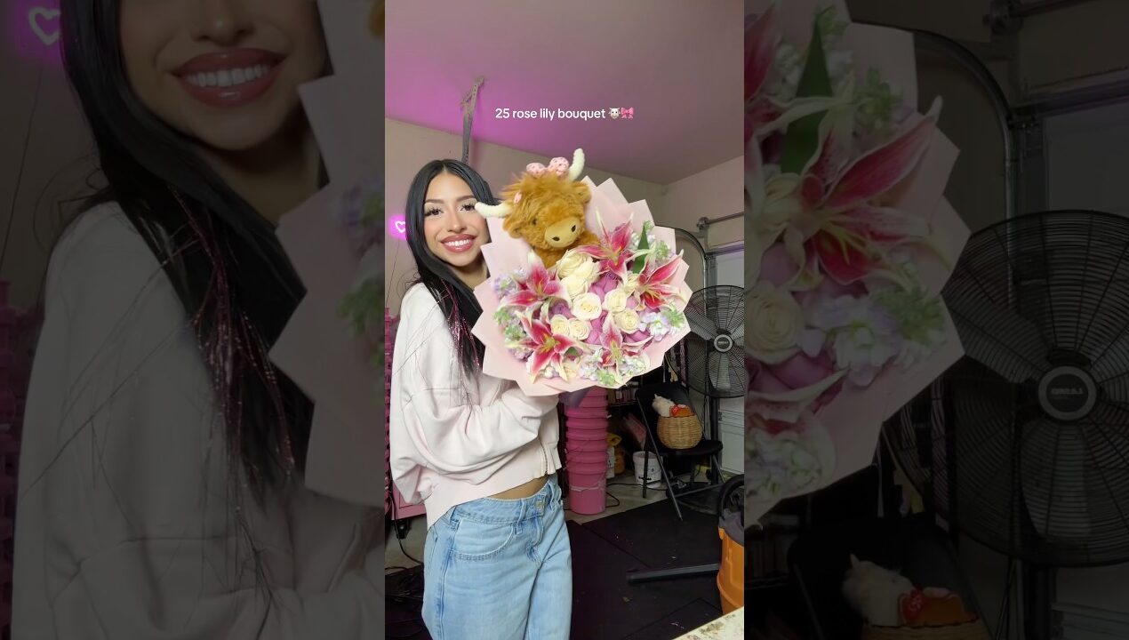 love this cow bouquet 🌸 #shortsfeed #flowers #blooms #diy #tutorial #shortsvideo #florist #fy #fyp