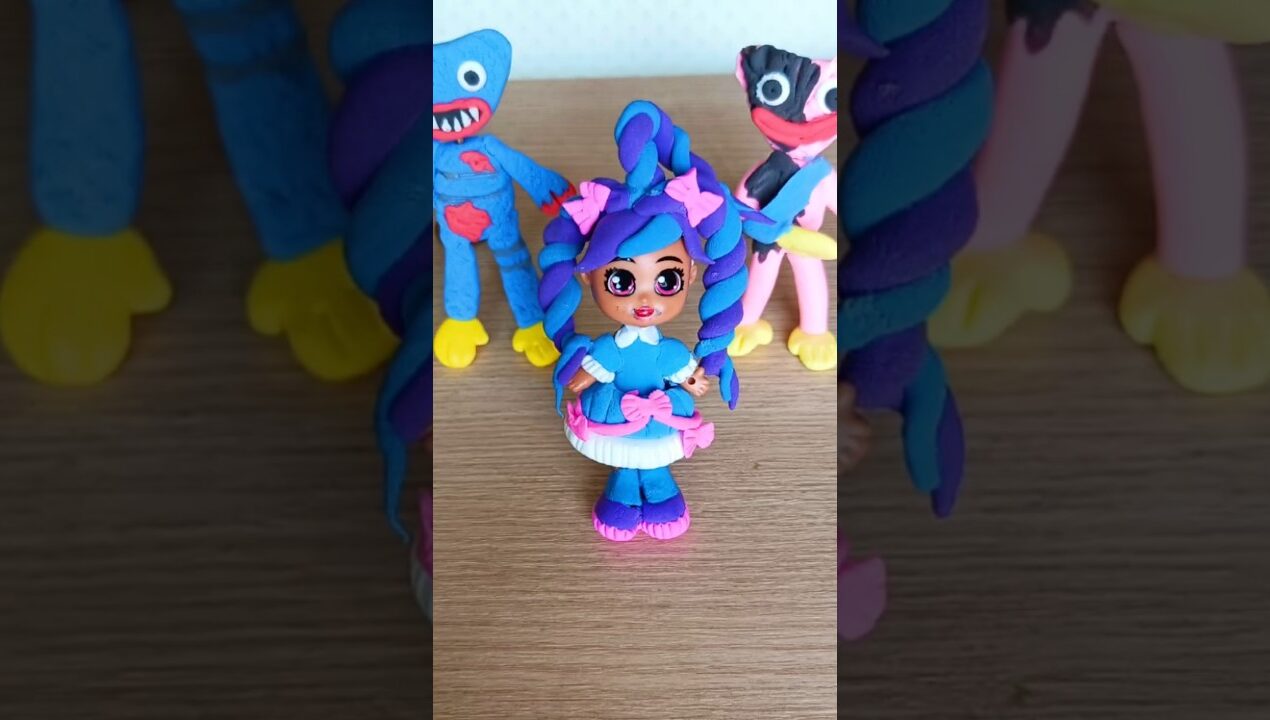 I'm turning Poppy doll into Lily Lovebraids #diy #cute #clay #poppyplaytime
