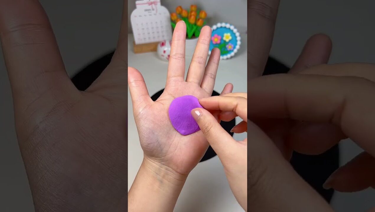 Simple Crafts | DIY Flower Decorations Using Jelly Cups and Clay! #DIY #Handicrafts