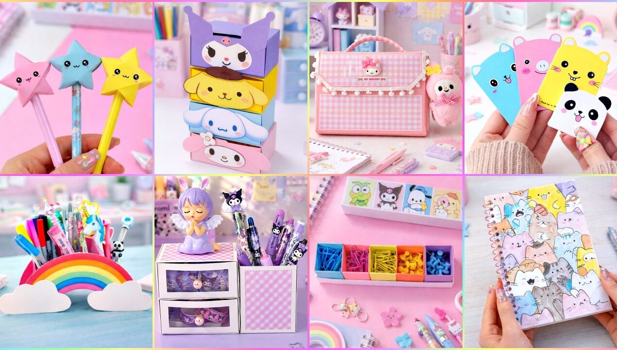 30 DIY – STOP Using BORING School Supplies! DIY CUTE Stationery ✨