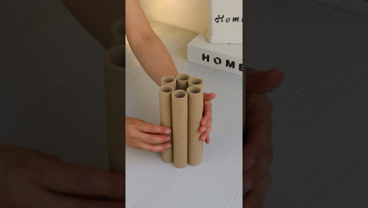 Una Ingeniosa Idea con Tubos de Cartón #manualidades #ideas #diy #ideas