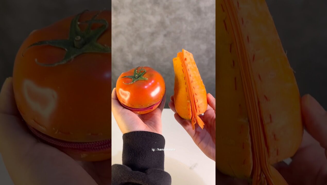 Gak umum… 😳 #tomato #carrot #pouch #experiment #diy