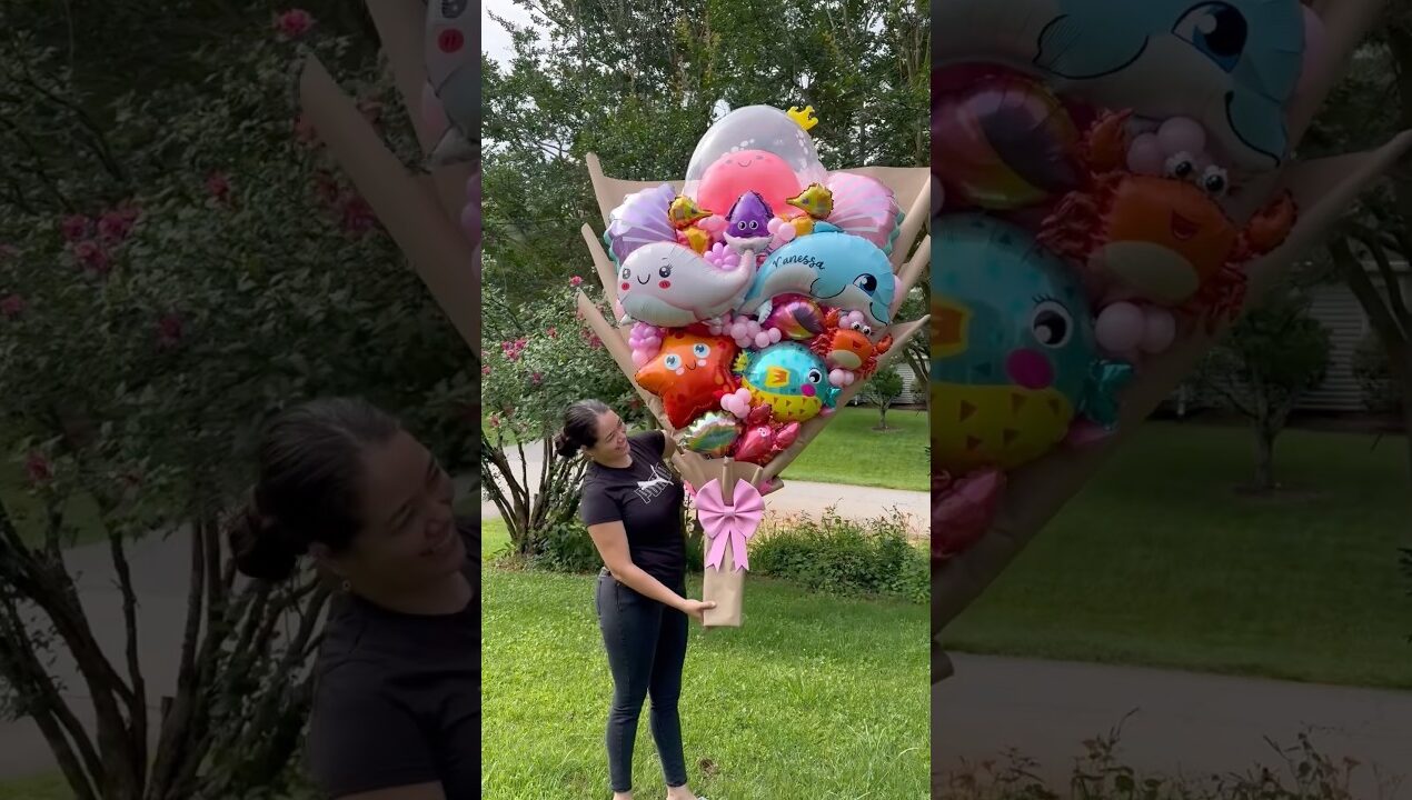 Bouquet de globos #ramodeglobos #bouquetdeglobos #balloonbouquet #diy