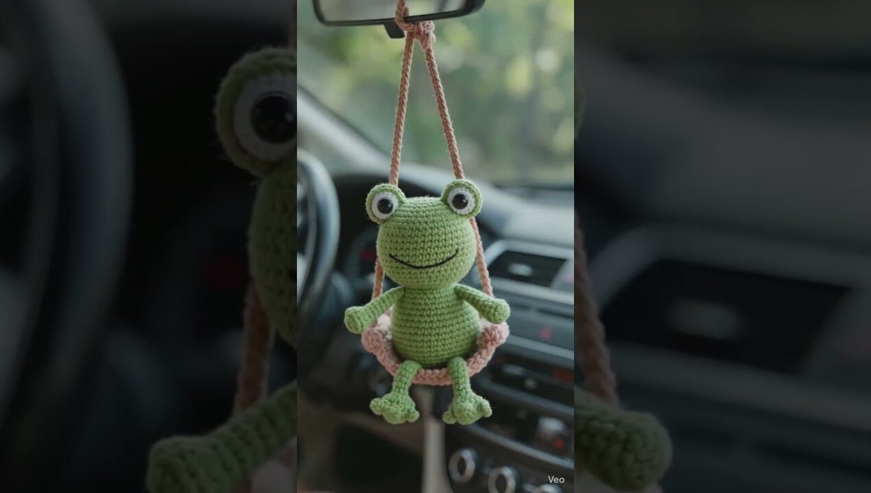 Beautiful crochet car hanging idea ||#crochet #diy #car#ideas #knitting #ytshorts #craft #handmade