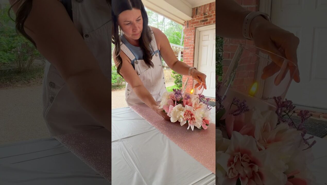DIY spring garden party centerpiece ideas Mother’s Day graduation baby shower bridal brunch #spring