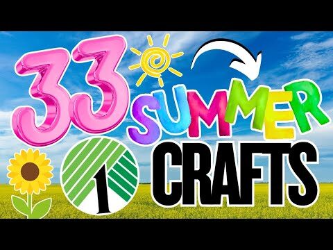 33 GENIUS 🌸 SUMMER Dollar Tree DIY Crafts.  SUMMER Crafts