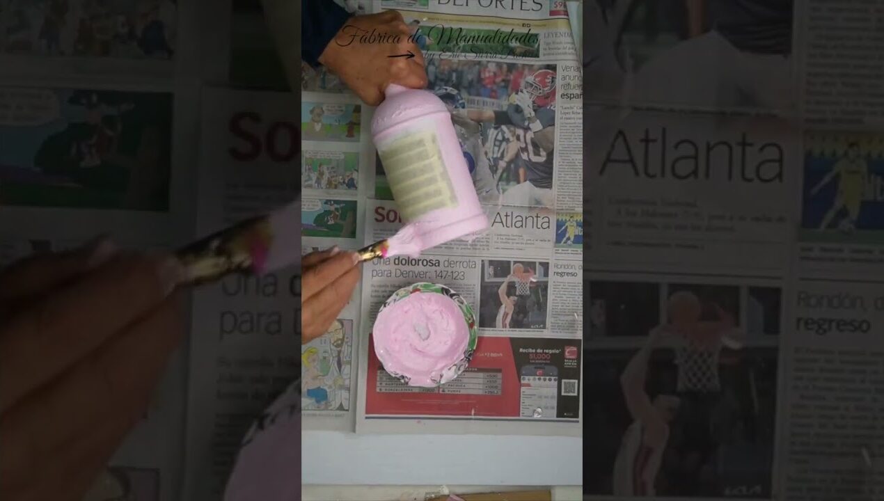 Lámpara rosa #fábricademanualidades #manualidades #hechoamano #diy #negociocreativo