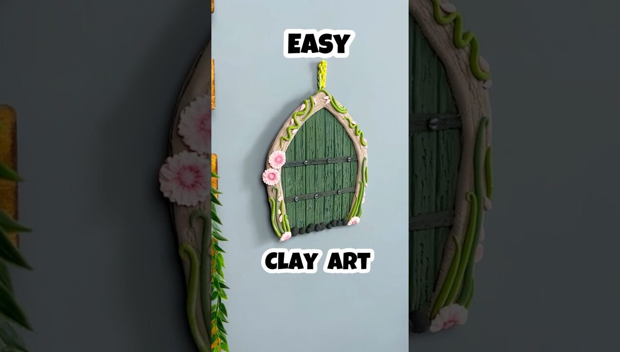 Ye to bilkul Fairy Tale jaisa lag raha hai #craft #diy #art #door