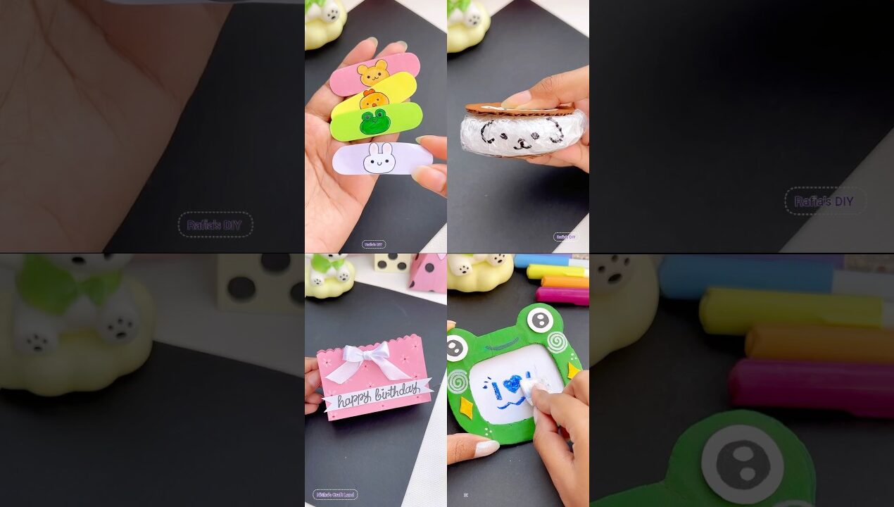 😍 #diy #craft #diycraft #rafiasdiy #diyideas #youtubeshorts #shorts #cute #love