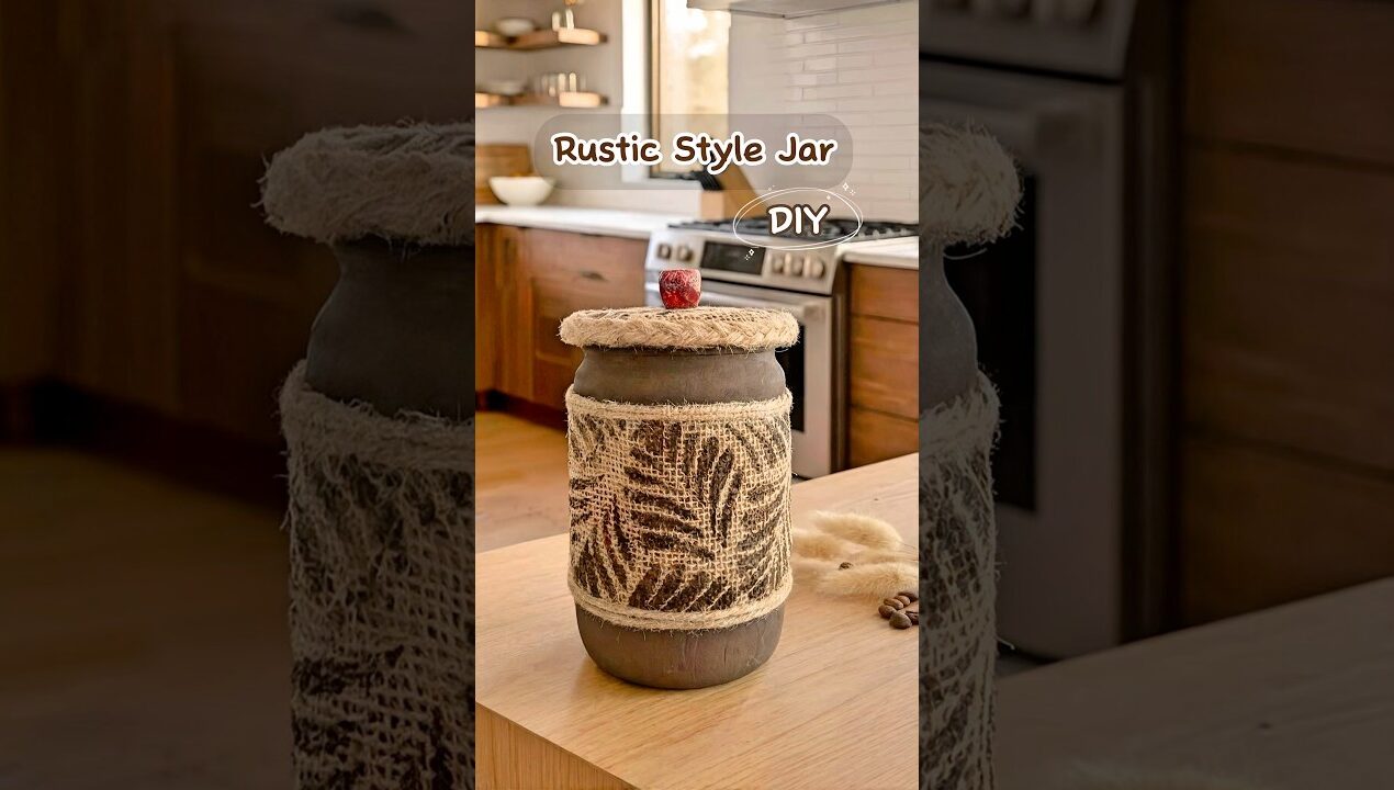 Try This Creative Idea Before You Throw Away Glass Jars | DIY Decor #shorts #diy #diydecor