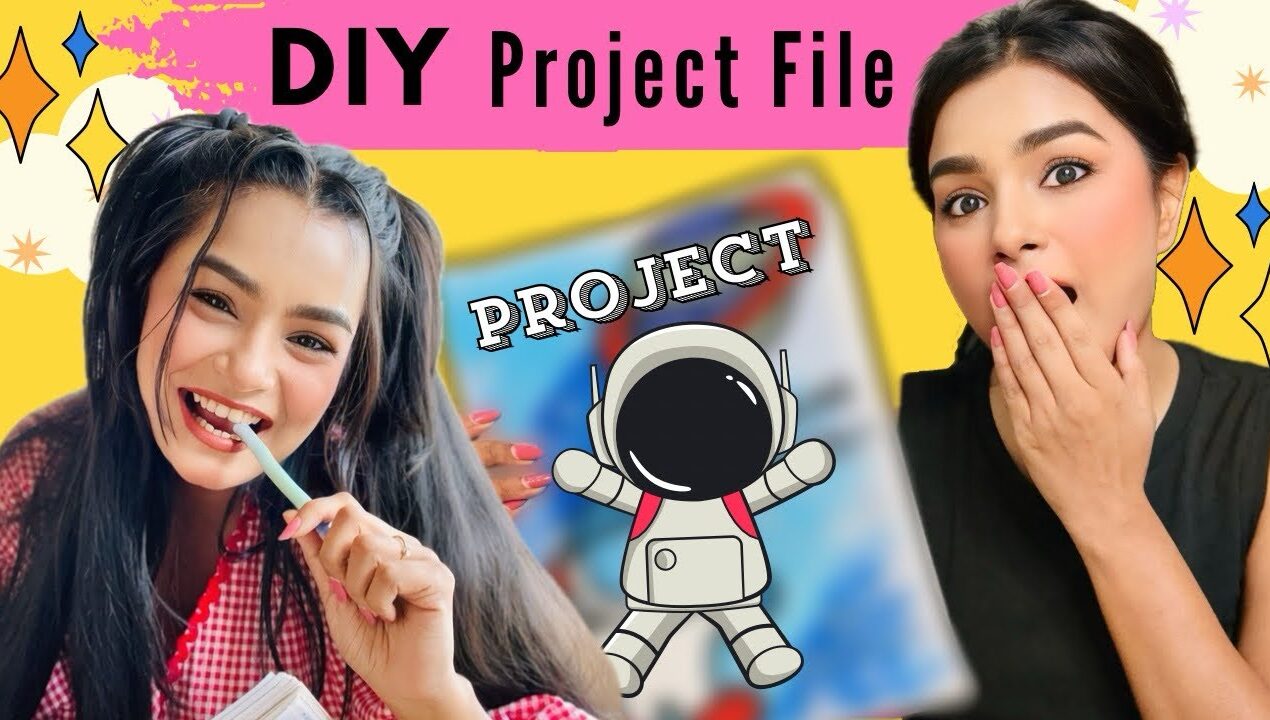 DIY Project File😱 Summer Vacation Project😱 #crafteraditi #handmade #DIY #projectfile #schoolproject