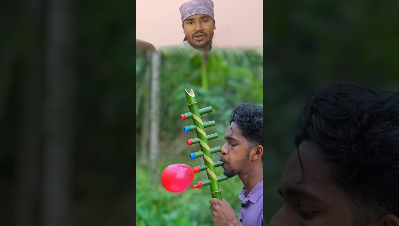 Creative Bamboo Beautiful slingshots | Colourful Balloone popping toys #Diy #reels #shorts #youtube