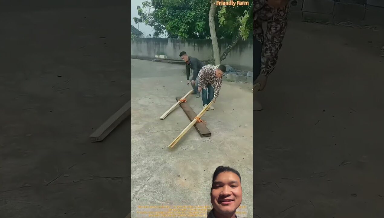 Cách Di Chuyển Thanh Sắt Nặng Trở Nên Dễ Dàng #diy