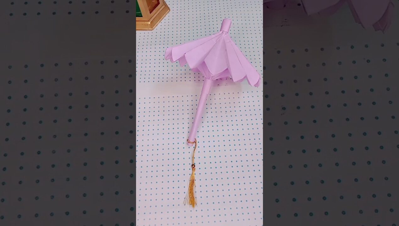 DIY Mini Paper Umbrella☂️💗| Cute & Easy Craft Idea✨| #diy #craft #paperumbrella #shorts #viralshort