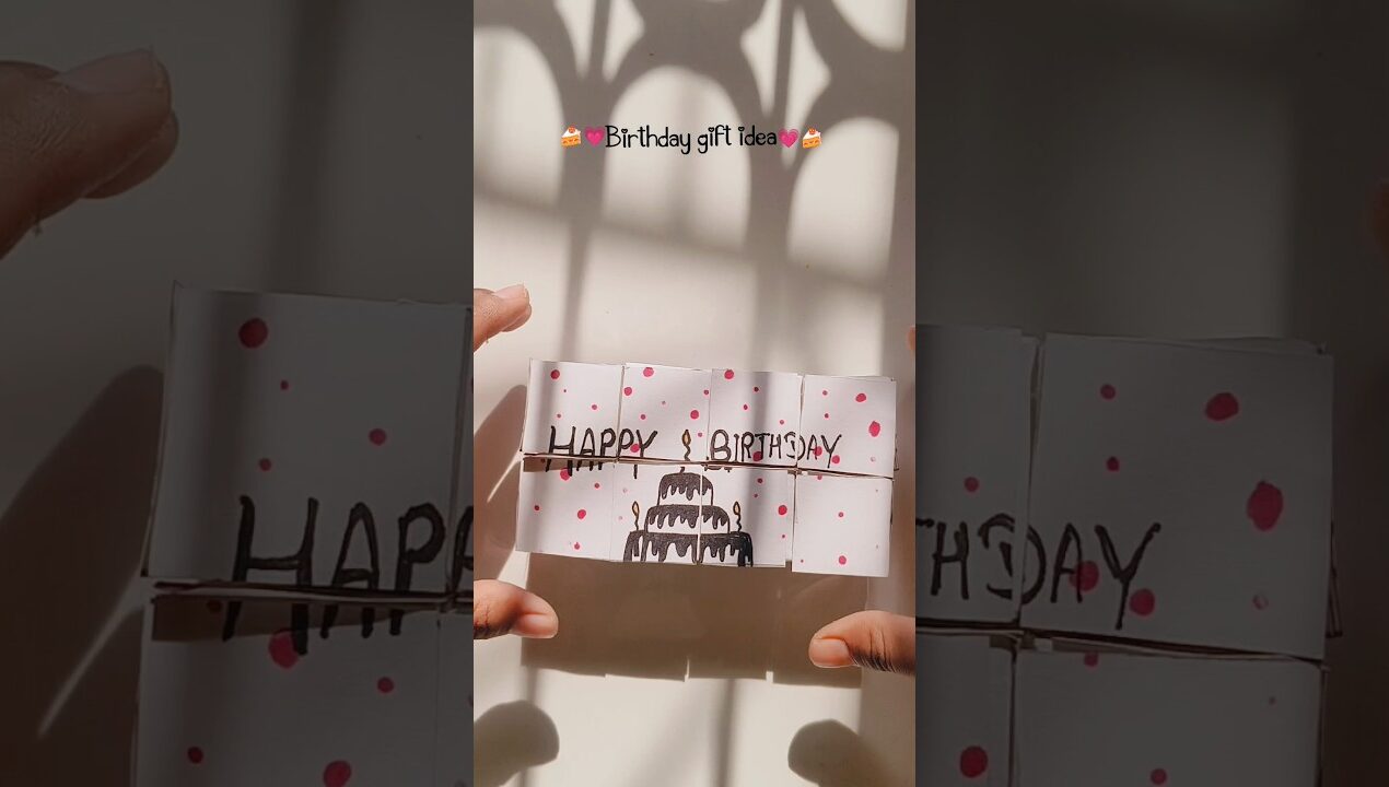 Don’t buy gifts! Make this cute gift box 😍✨🍰#ytshorts #viral
