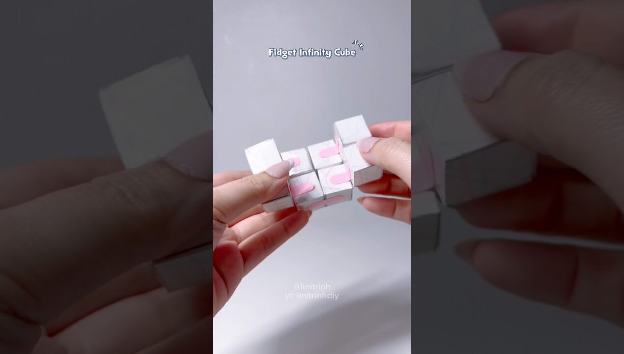 Diy Paper Fidget Infinity Cube Squishy