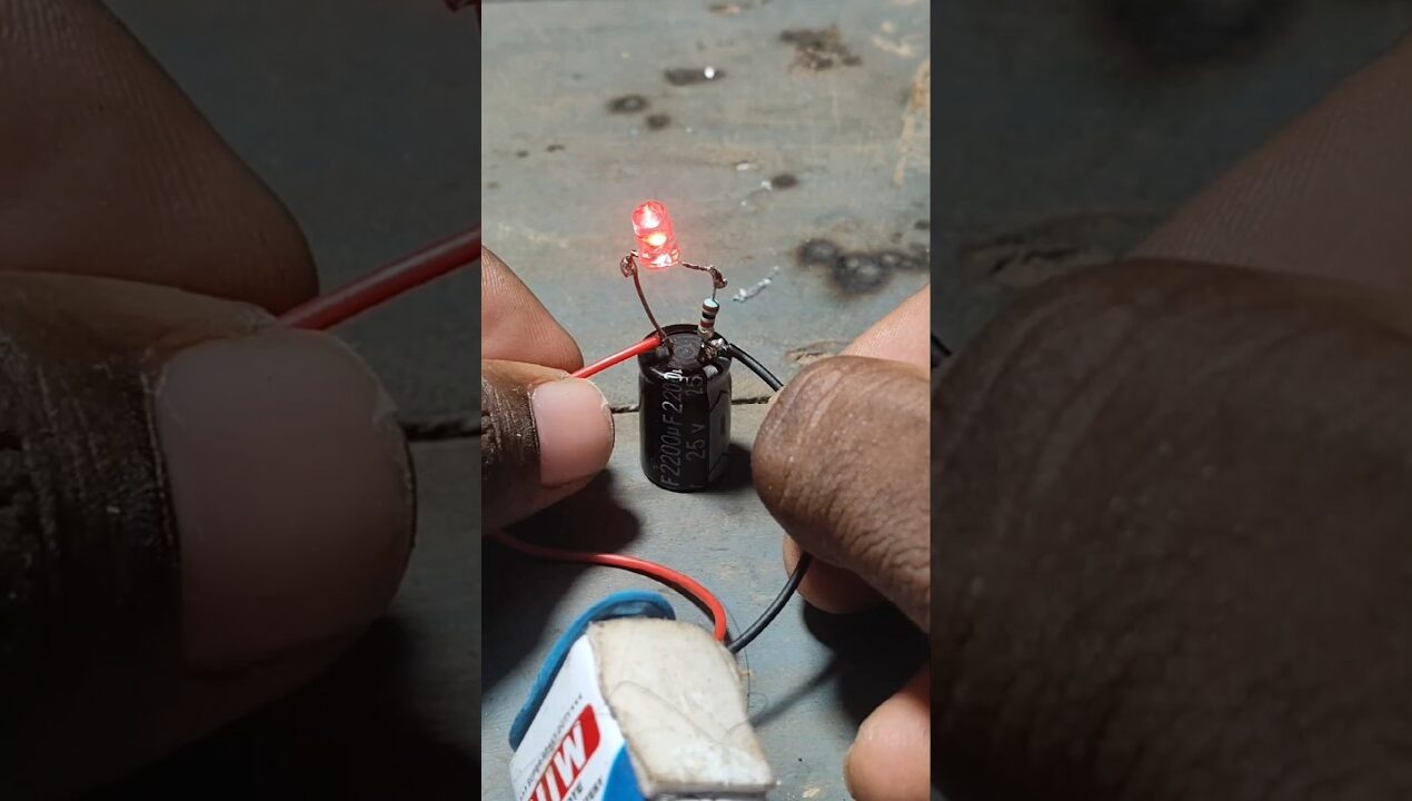 cappacitar ന്റെ വർക്കിംഗ്‌ പഠിക്കാം #ideas #information #Electronics #diy