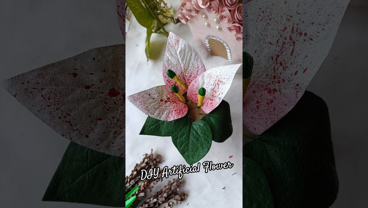 DIY Artificial plant | Easy decor Ideas #shortsviral #viralshorts #diyplanters #craftideas #handmade