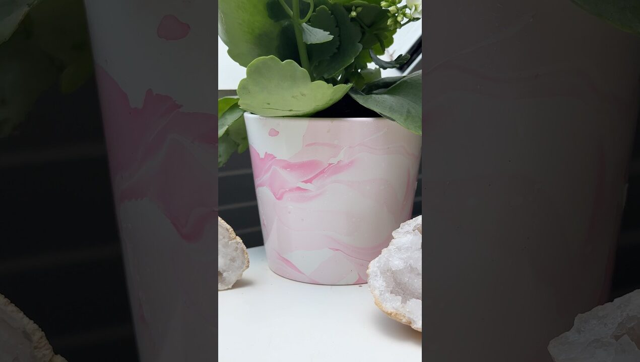 Wir verwandeln heute IKEA Töpfe mit Nagellack! 💅🏻 #basteln #diy #bastelanleitung #nagellack #ikea