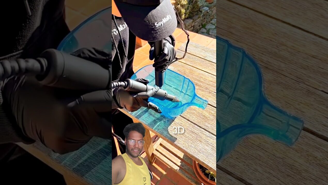 Crazy DIY : 3D Basket From Plastic Water Bottle!🤯😳🔥  #shorts