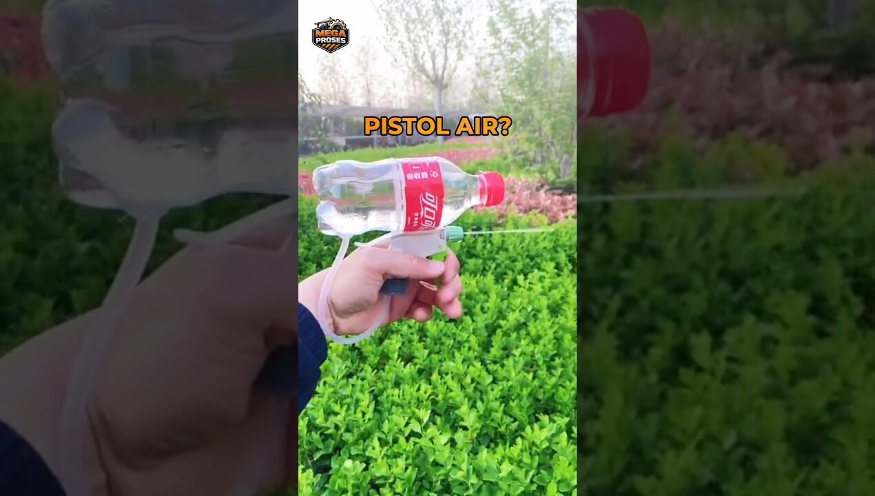 Nyiram Tanaman Pakai Pistol Dari Botol‼️ #shorts #diy