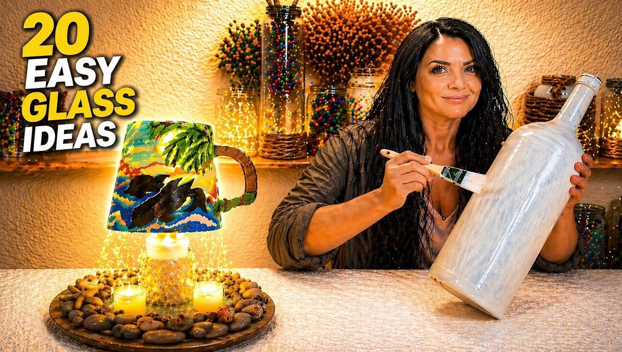 Don’t Throw Glass! 20 Easy and Genius DIY Ideas