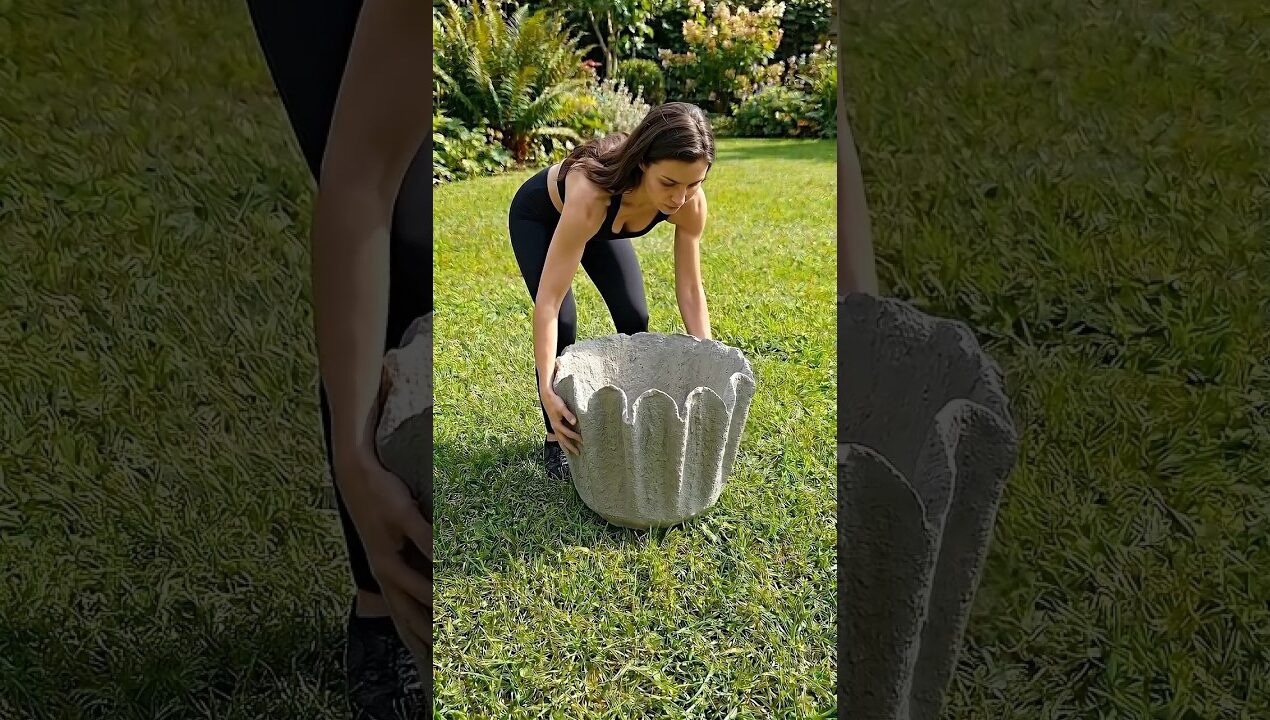 DIY Cement Planter Magic