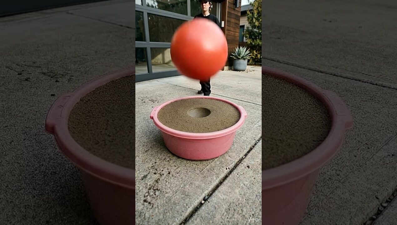 DIY Concrete Rope Planter | GENIUS Garden Hack! 🪴✨ #diy #upcycling