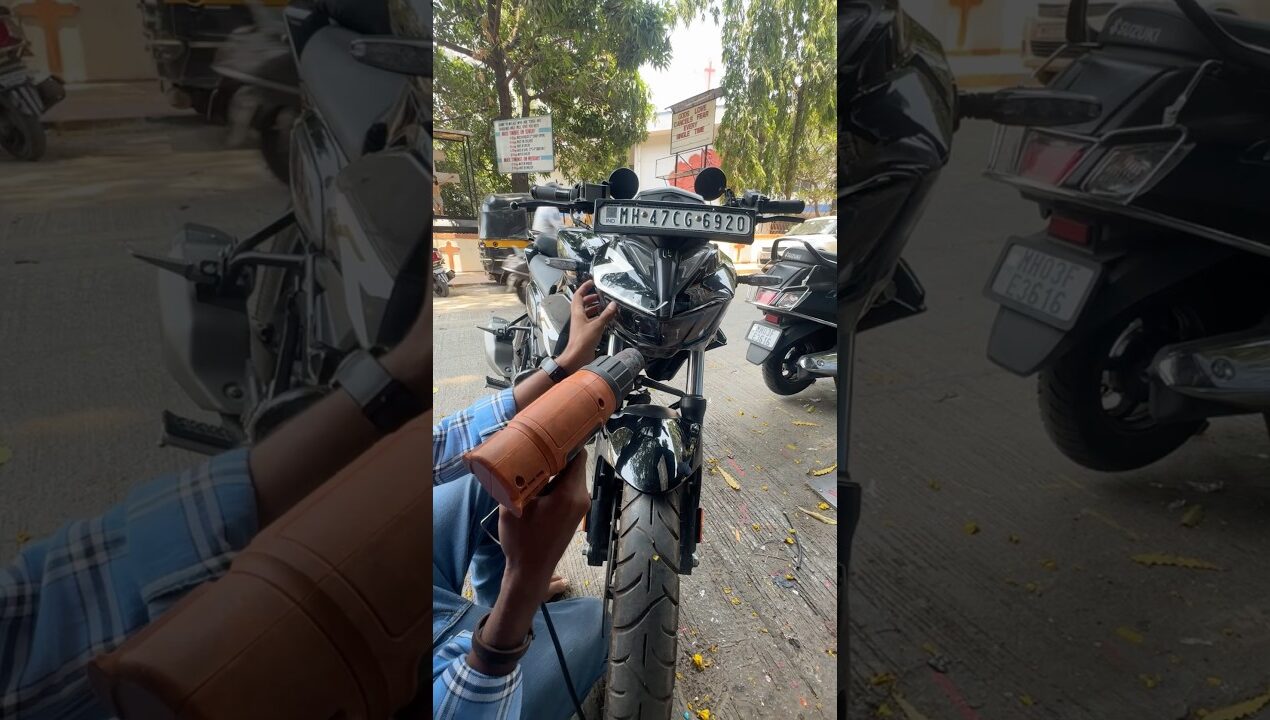 Photochromic Film Installation #photochromic #diy #xtreme125r