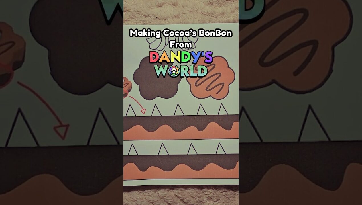Cocoa BonBon Ability  #dandysworld #papercraft #diy #roblox #dandysworldroblox