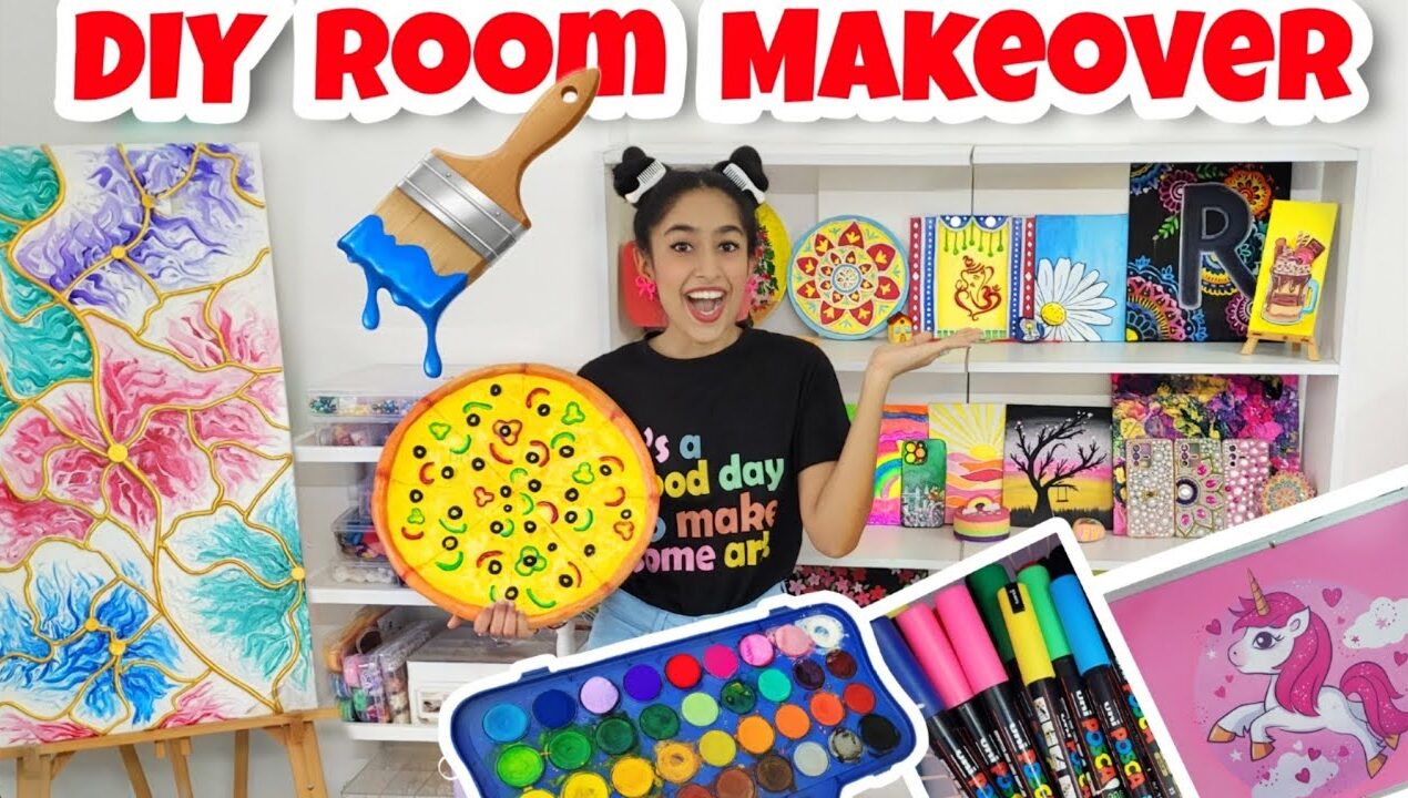 DIY Room Makeover!!!🎀🤩✨️ | Riya's Amazing World
