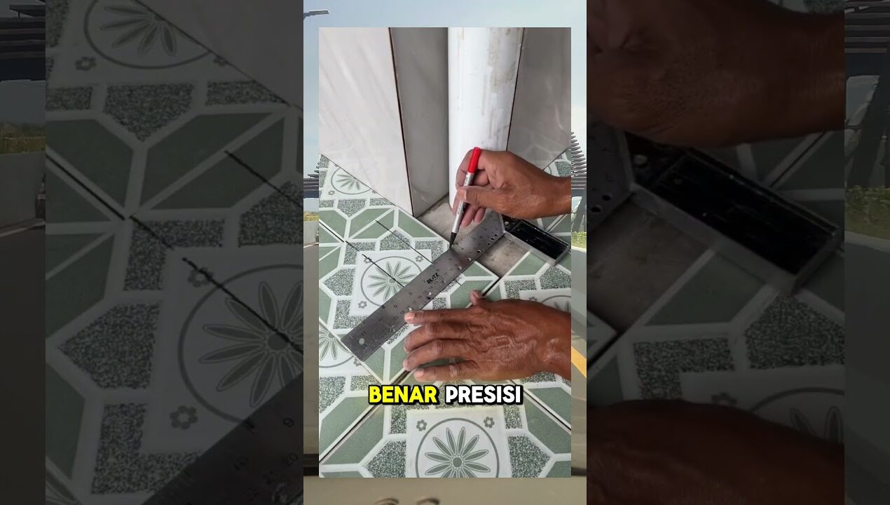 Rahasia Tukang: Keramik Presisi Ikuti Pipa Tanpa Celah! #tukang #kramik #rumahminimalis #diy