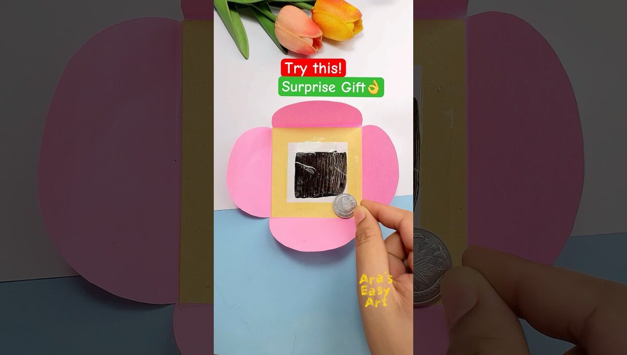 DIY Mothers day Easy surprise Card Craft😯👌 @ArasEasyArt #diy #ytshorts #cards #mothersday