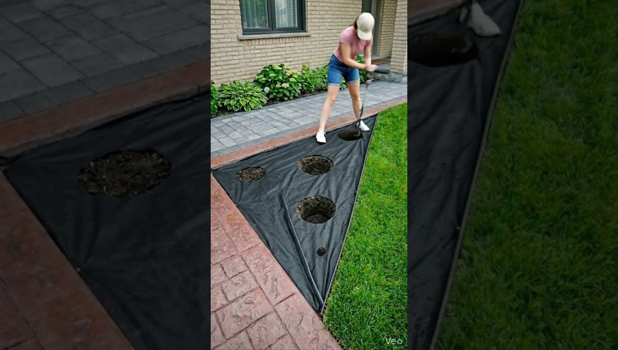 Modern Minimalist Garden Landscape Idea Anyone Can Copy #shorts #landscape #garden #transformation