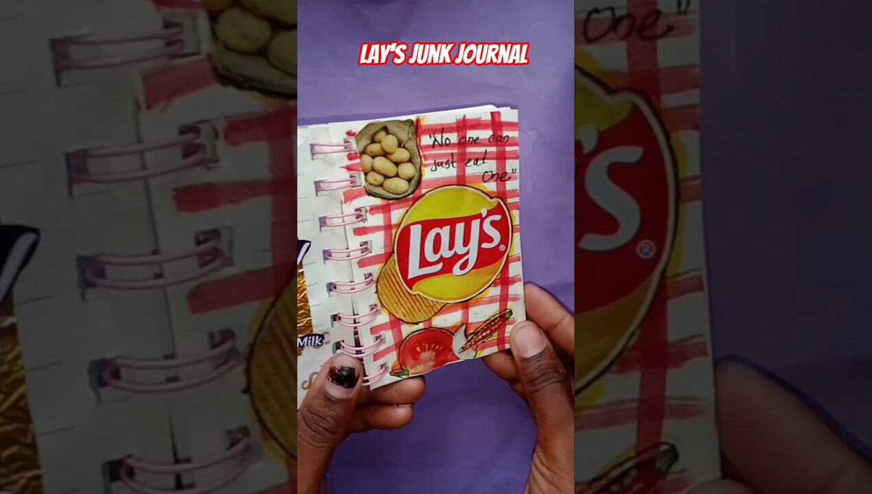 Lay's junk journal ❤️#diy#junkjournal#simple#ideas#journal#trending#shorts#journalideas#lays