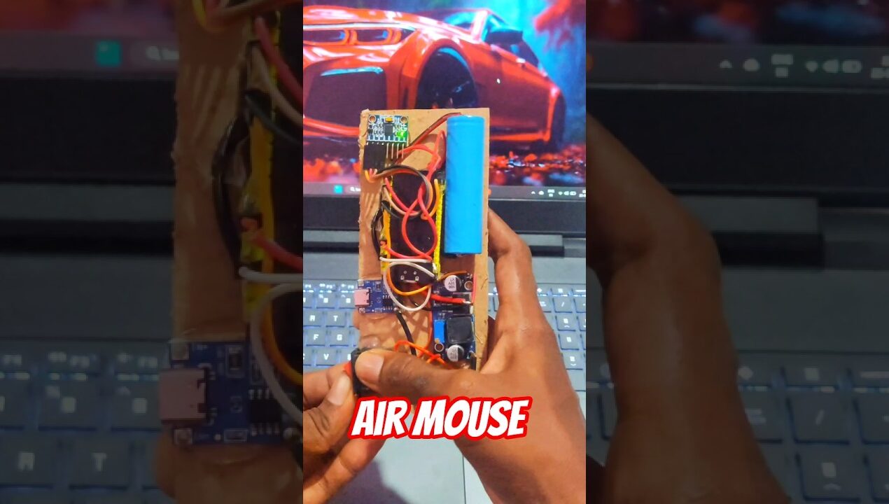 I Made an Air Mouse using ESP32 😳 (DIY Project) #shorts  #diy #iot #robotics