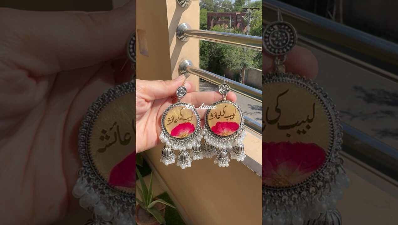 Resin Jhumka | Resin Earing |  +923337623421 #resinjewelry #resinearrings #jhumka #resinjhumka #diy