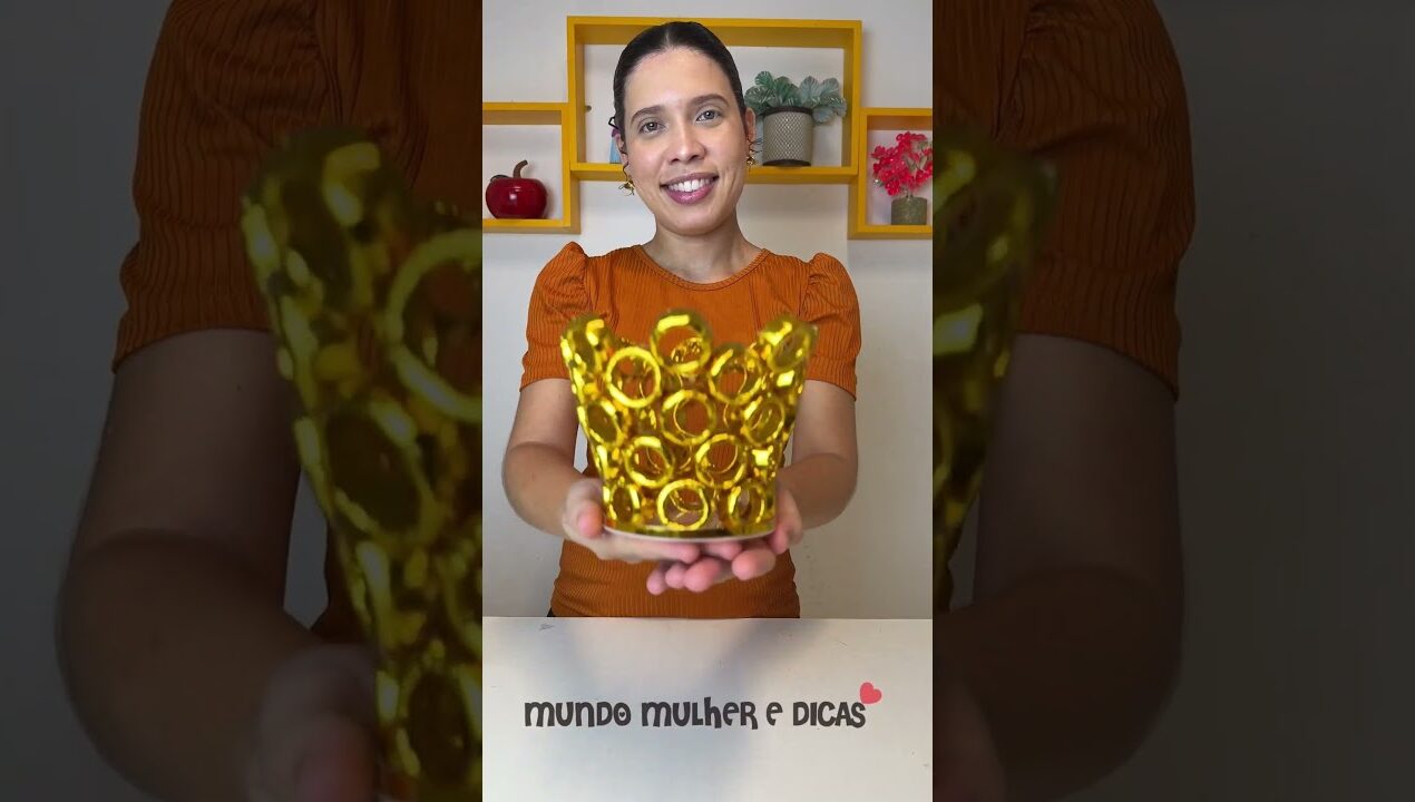 Decore sua casa gastando pouco utilizando Tampinhas / Do lixo ao luxo. #diy , #artesanato.
