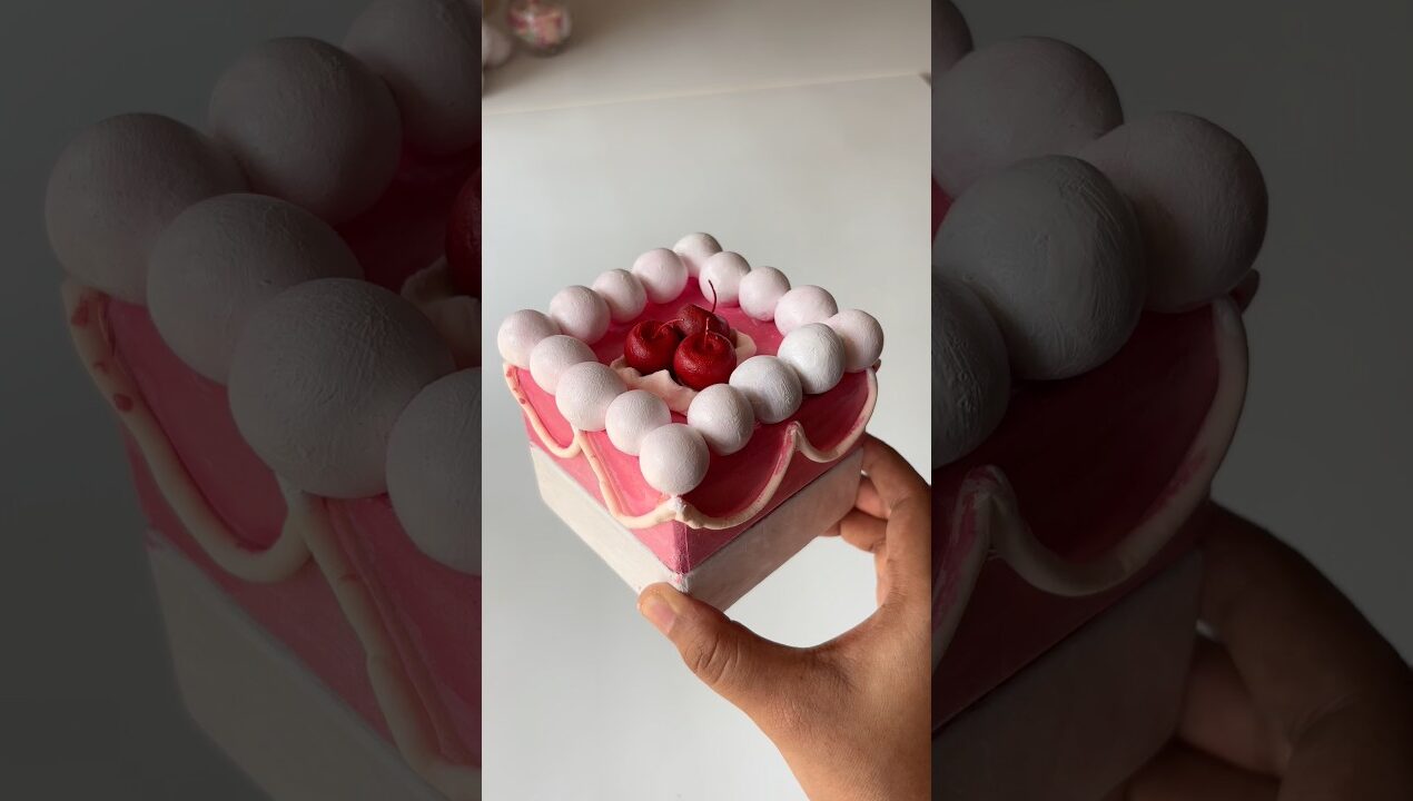 DIY cake box🧁 easy craft IDEAS | ninu shaaji #shorts